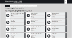 Desktop Screenshot of nhacchuonghay.info