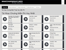Tablet Screenshot of nhacchuonghay.info